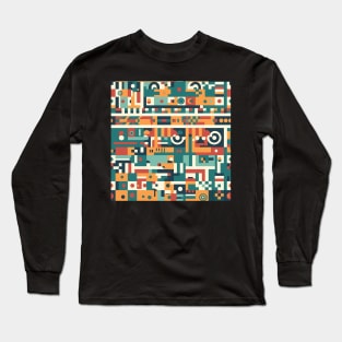 Abstract palette - Abstract Mindset Seamless Pattern Long Sleeve T-Shirt